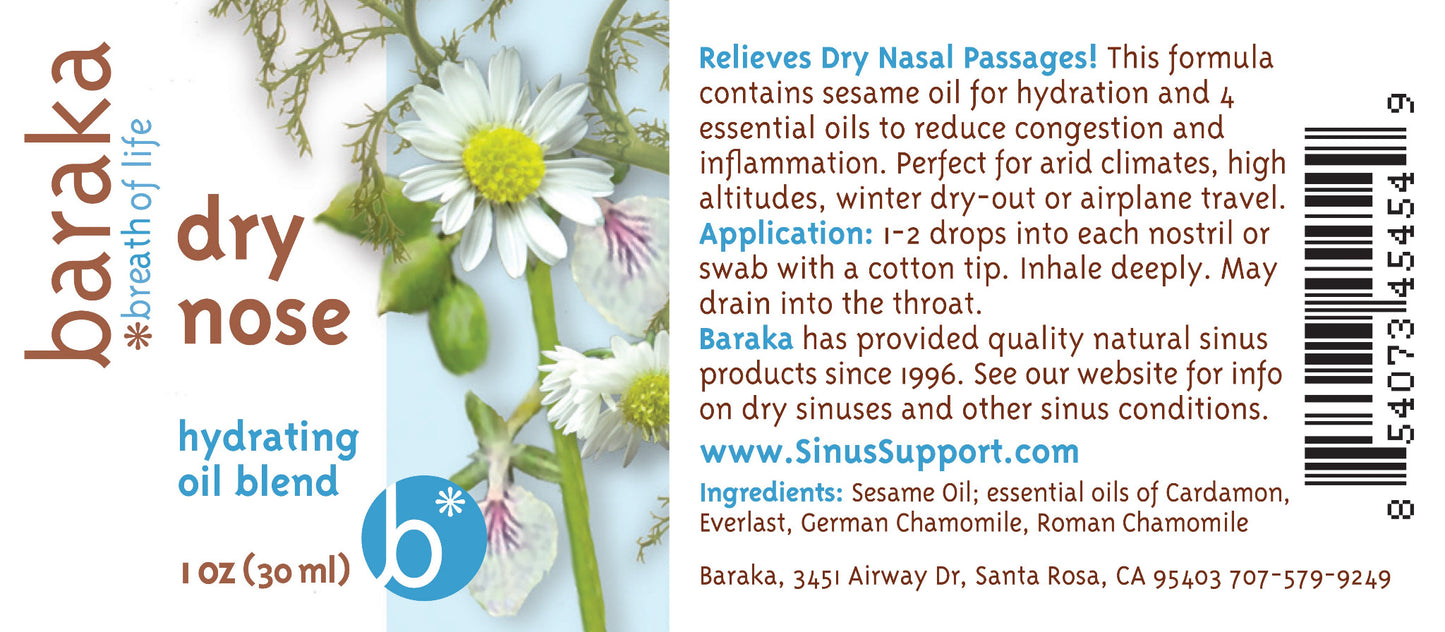 Baraka® Dry Nose Oil