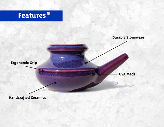 Baraka® Ceramic Neti Pot